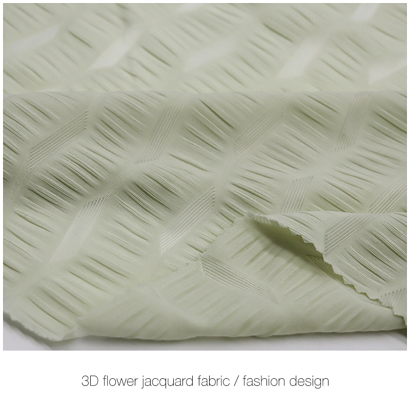 Light weight nylon spandex  jacquard fabric
