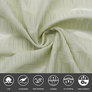 Light weight nylon spandex  jacquard fabric